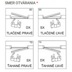 ECLISSE SYNTESIS LINE BATTENTE jednokrídlová zárubňa bez traverzy