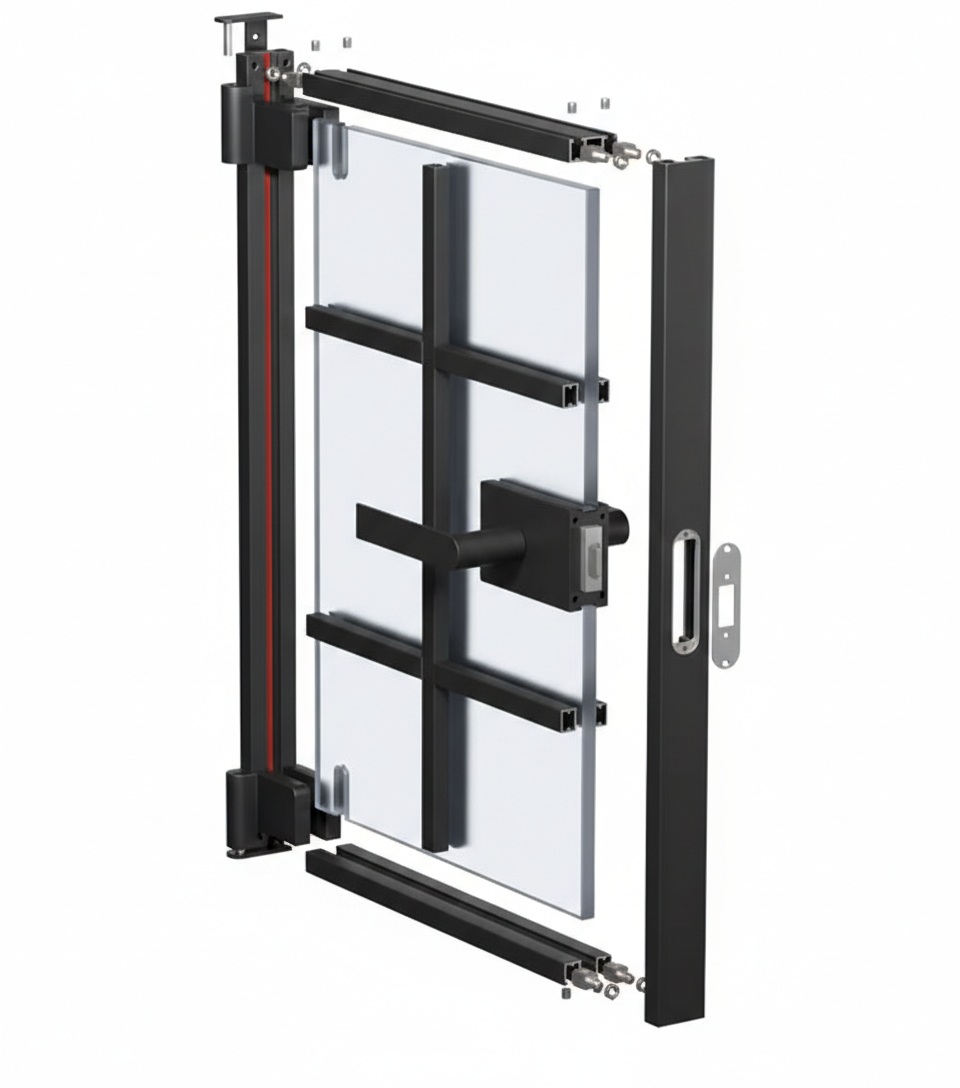 Schéma loft dvere otváravé