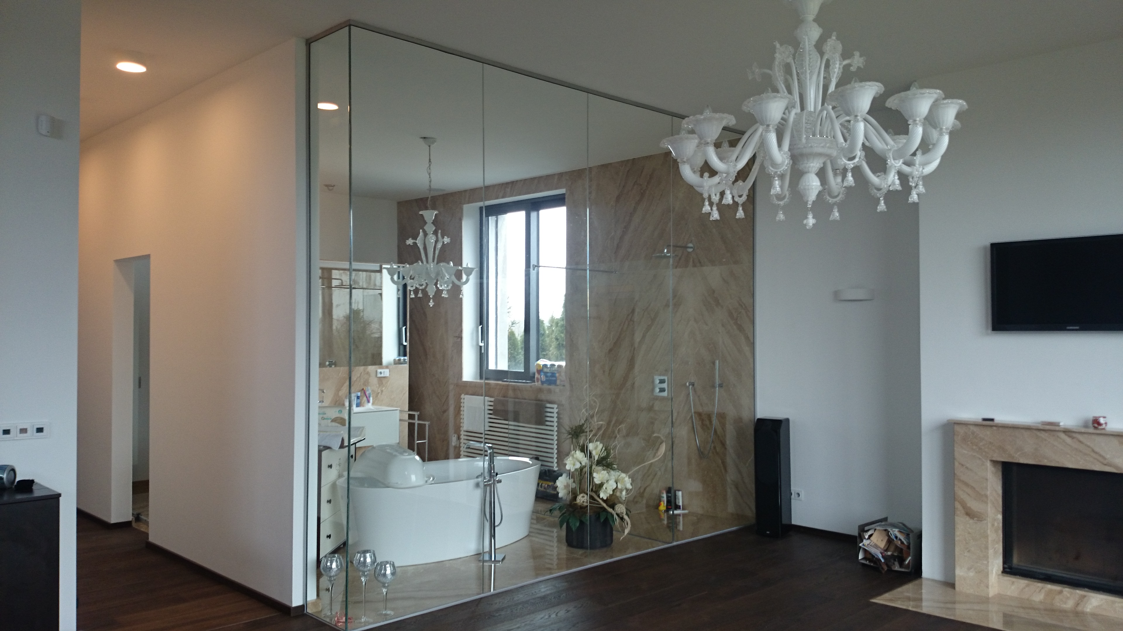 Sklenená sprchová stena KRACO